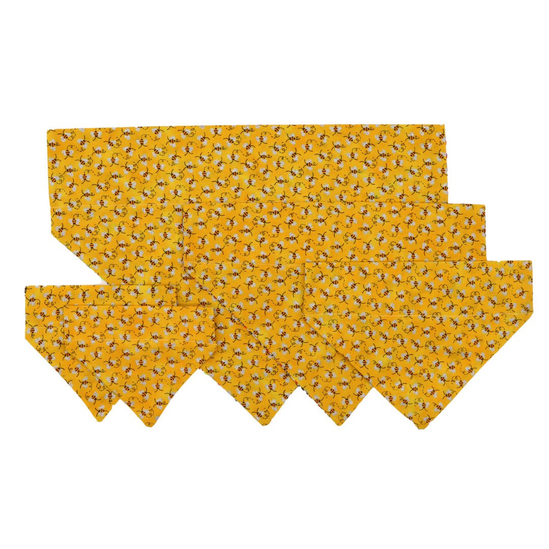 Yellow Bumble Bee Bandana