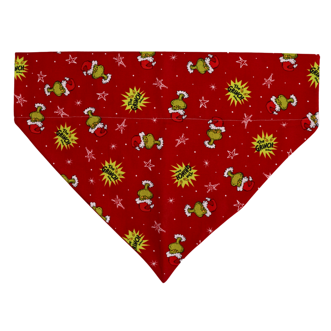 Grinch Christmas Bandana