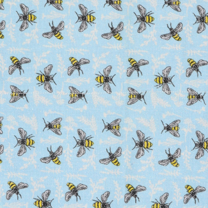 Blue Honey Bee Bandana