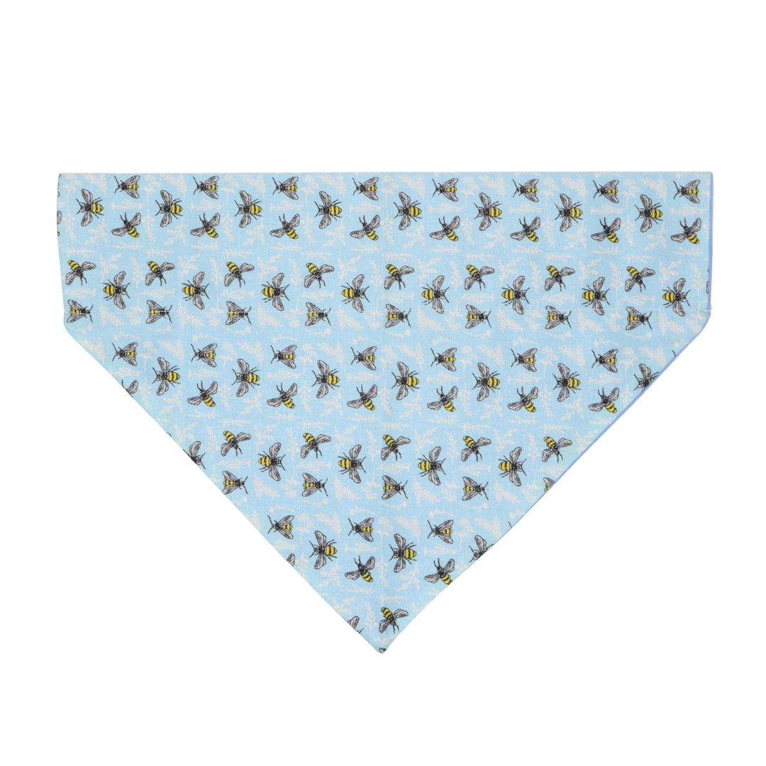 Blue Honey Bee Bandana