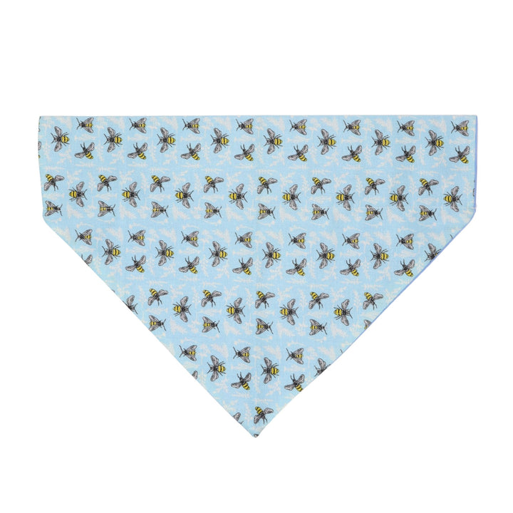 Blue Honey Bee Bandana