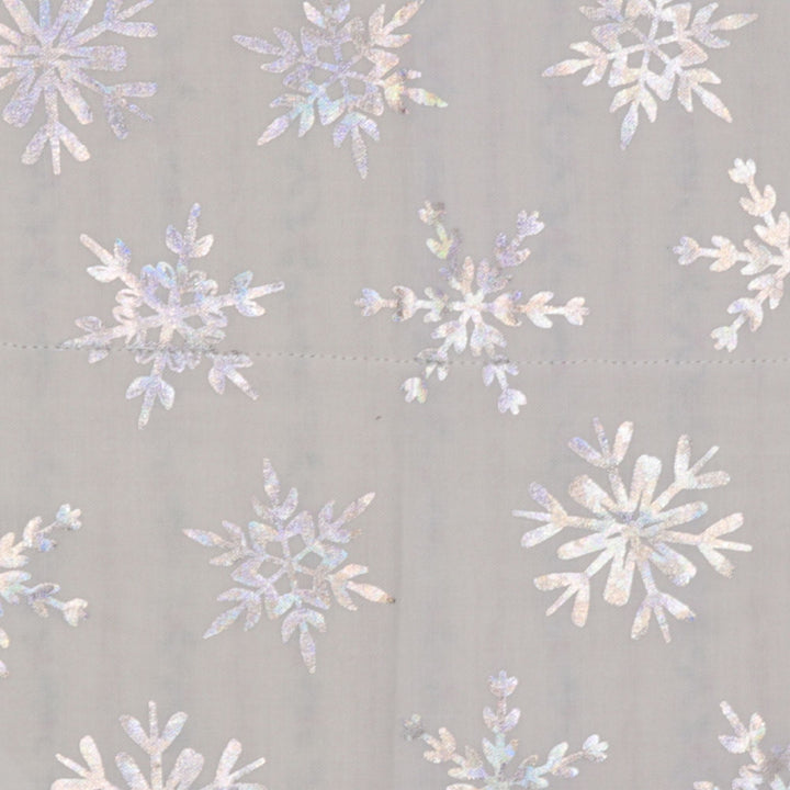 Silver Metallic Snowflakes Bandana