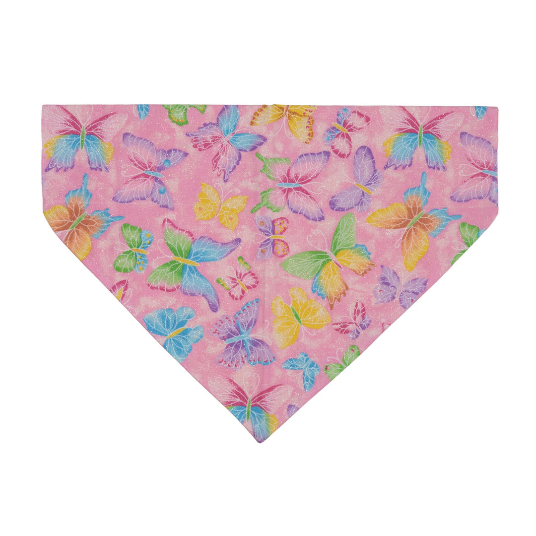 Pink Butterfly Bandana